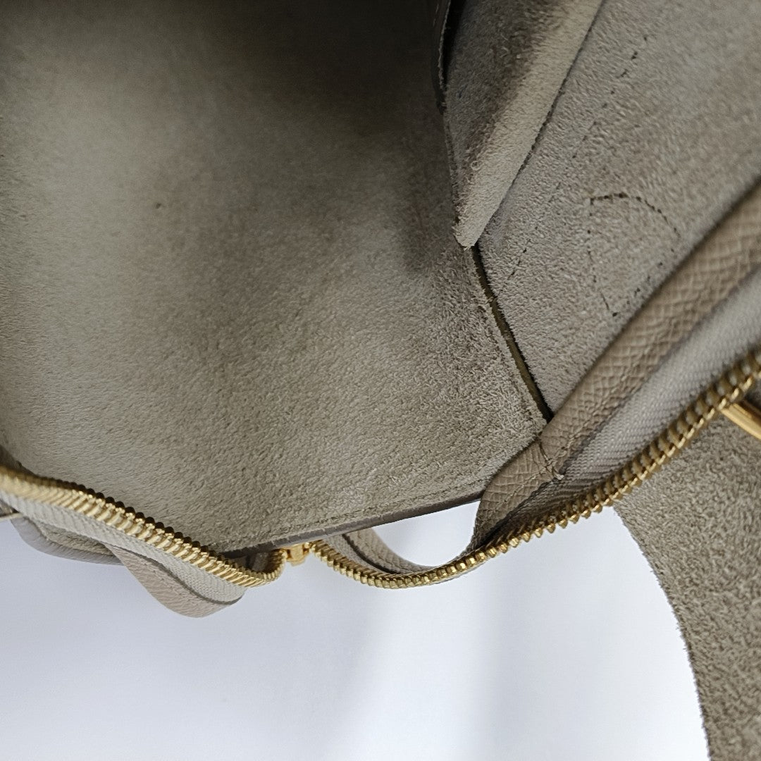 BELT Nano Calfskin Gray
