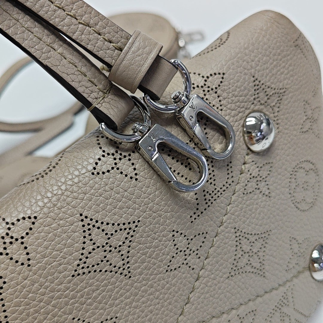 BELLA Monogram Calfskin Gray