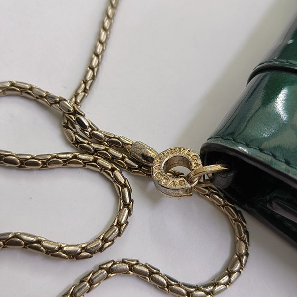 SERPENTI FOREVER Patent Leather Green