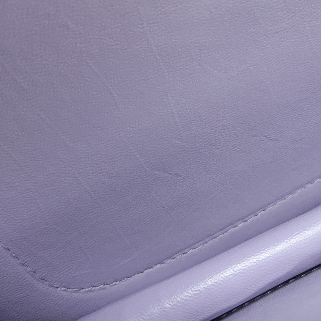 Calfskin Shoulder Bag Purple