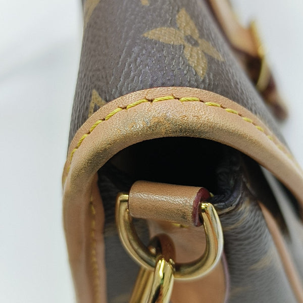 DIANE Monogram Coated Canvas Brown