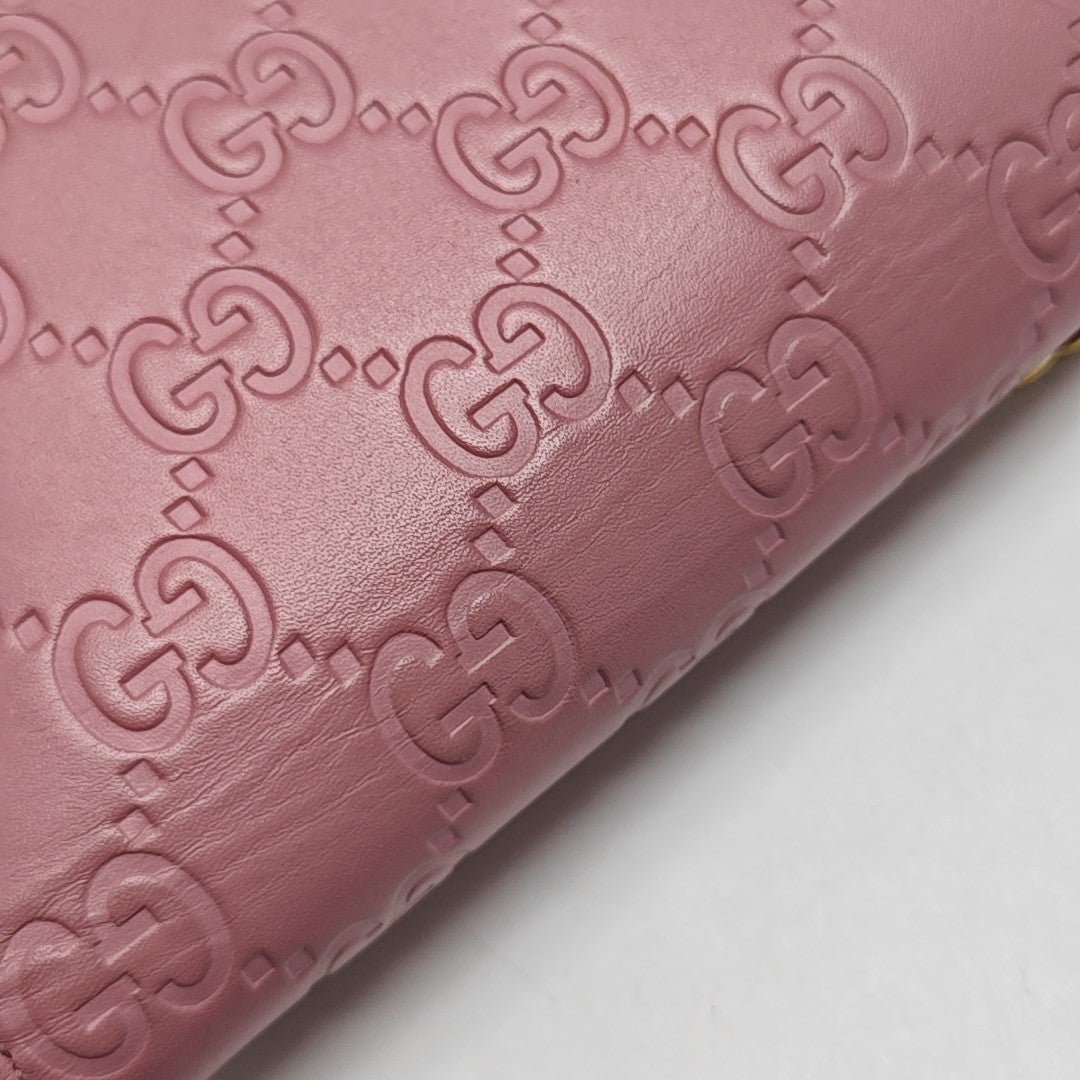 Interlocking G Small Monogram Calfskin Pink