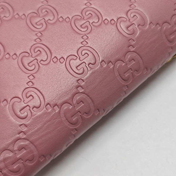 Interlocking G Small Monogram Calfskin Pink
