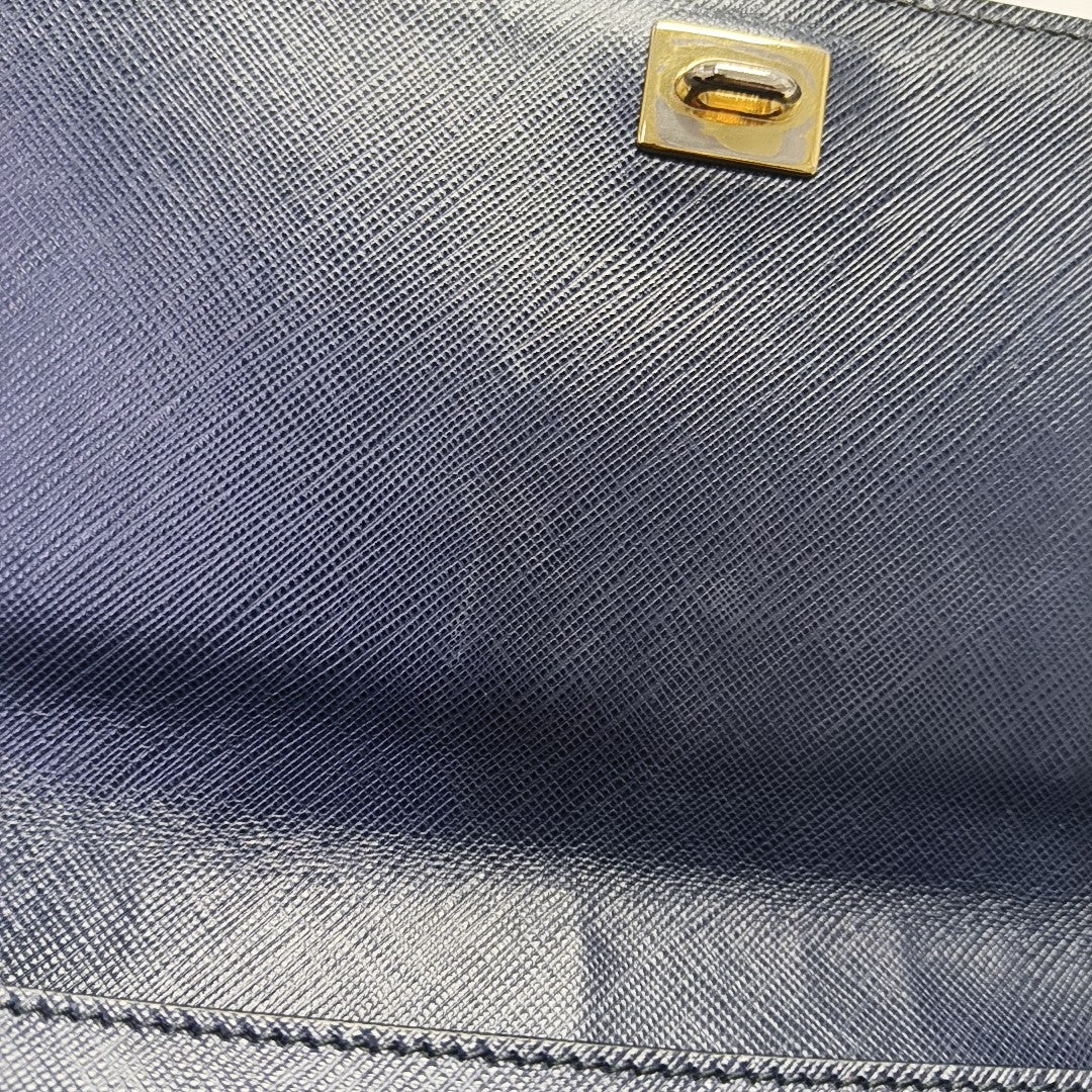 Ginny Calfskin Blue