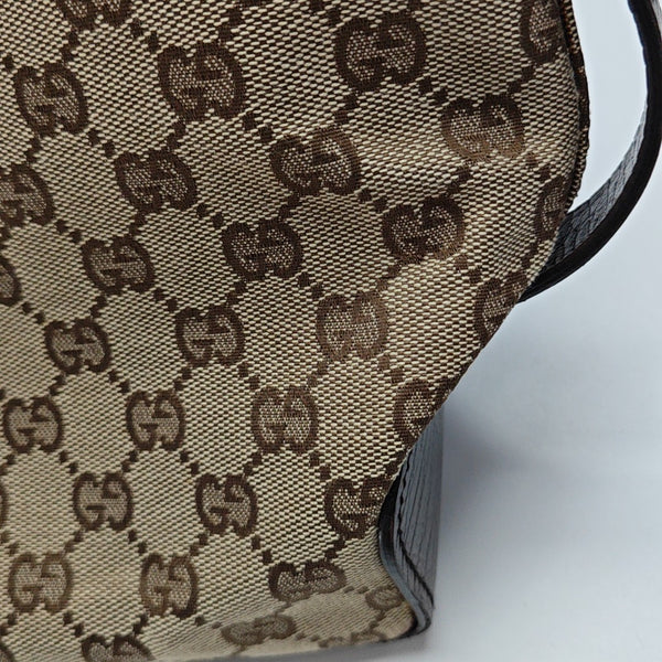 Monogram Canvas Tote Bag Brown