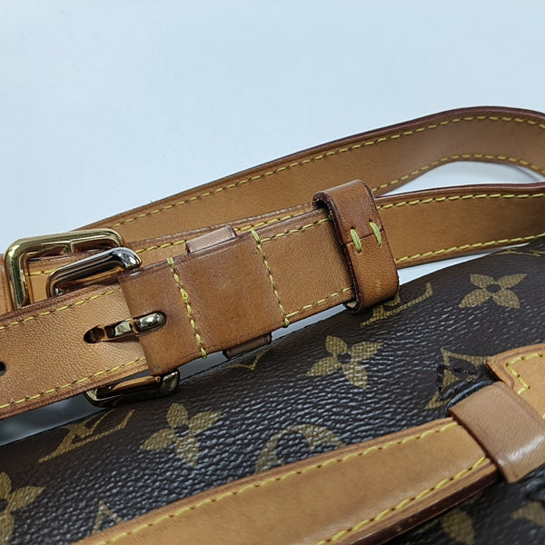 BUMBAG Monogram Coated Canvas Brown
