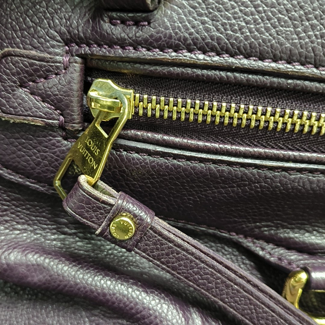 LUMINEUSE PM Monogram Calfskin Purple