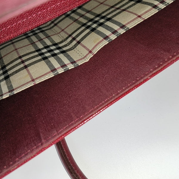 Calfskin Top Handle Bag Red