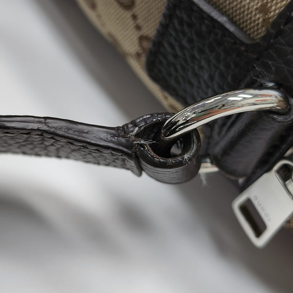 Monogram Canvas Shoulder Bag Beige