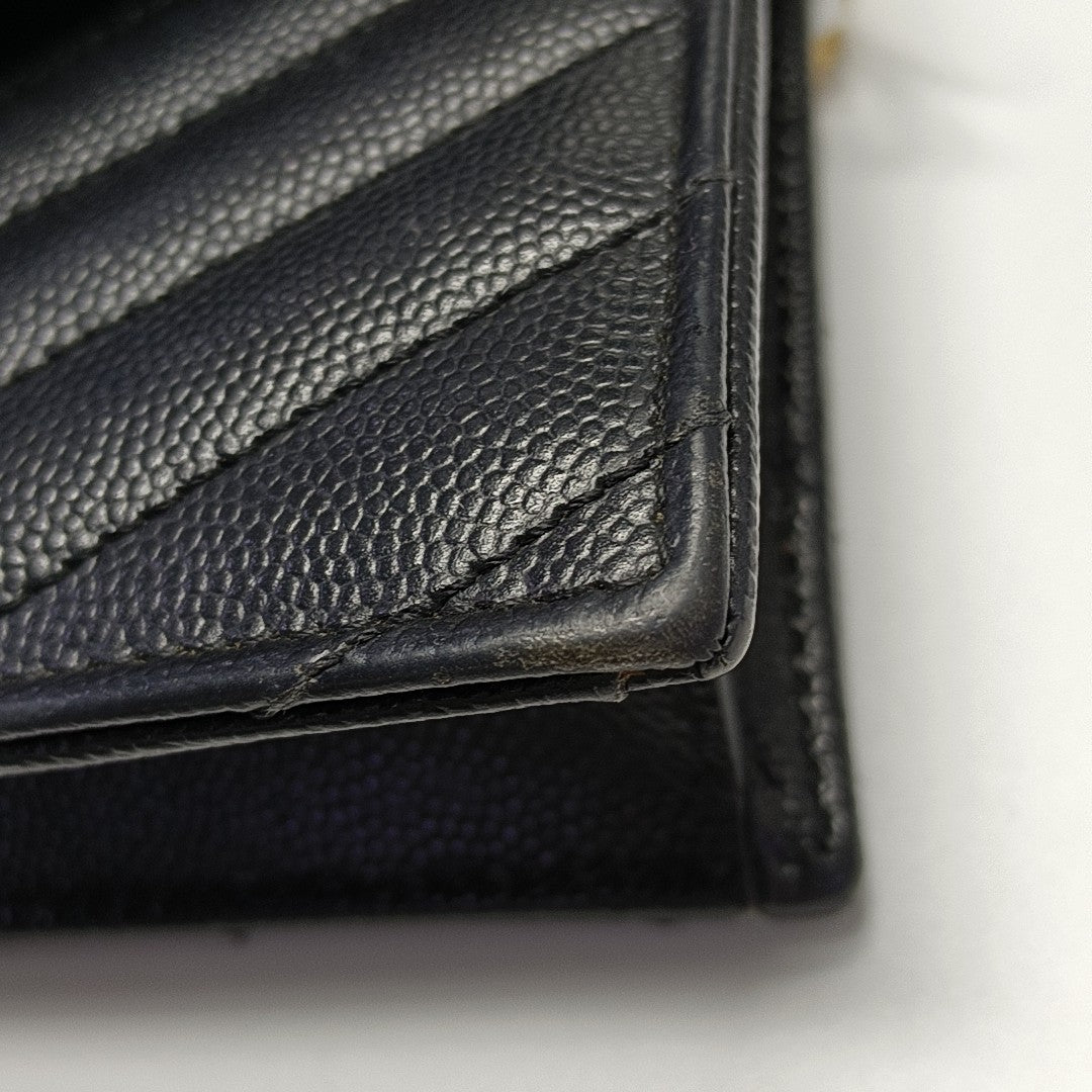 MONOGRAM WOC Chevron Calfskin Black
