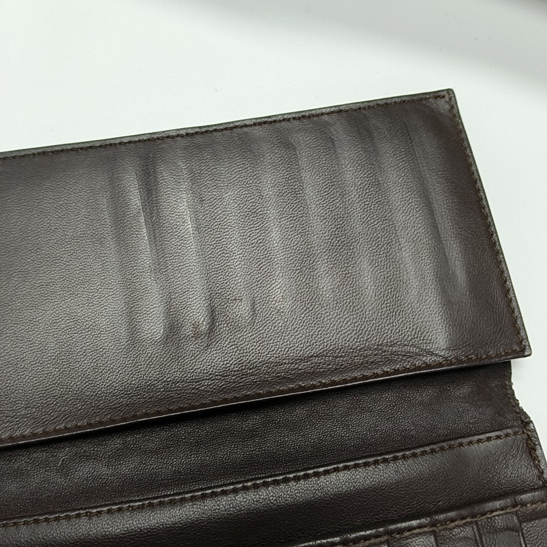 Lambskin Wallet Brown