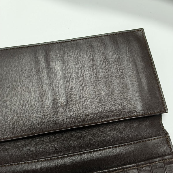 Lambskin Wallet Brown