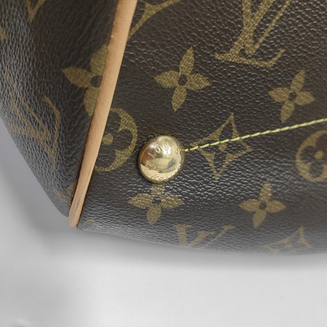 TIVOLI GM Monogram Coated Canvas Brown
