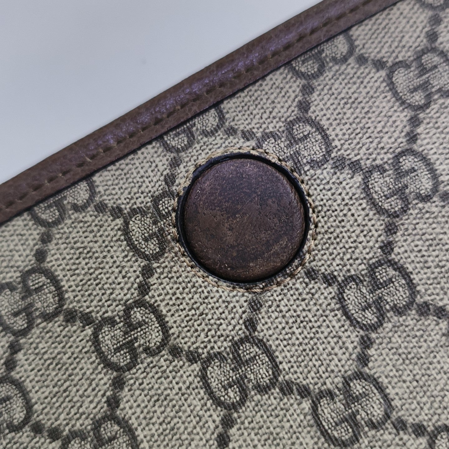 Neo Vintage Monogram Coated Canvas Beige