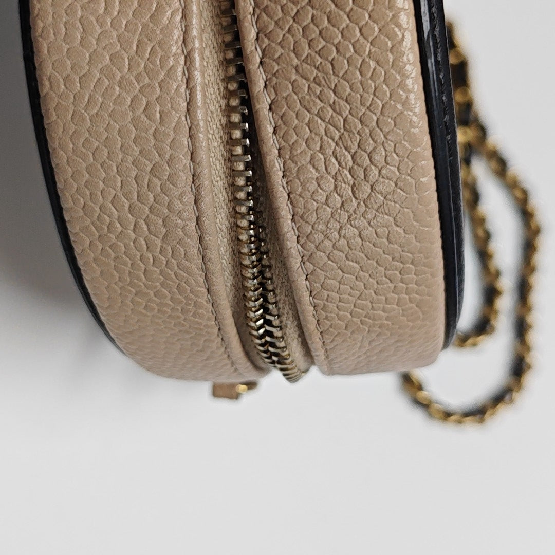 FILIGREE Quilted Grained Calfskin Beige