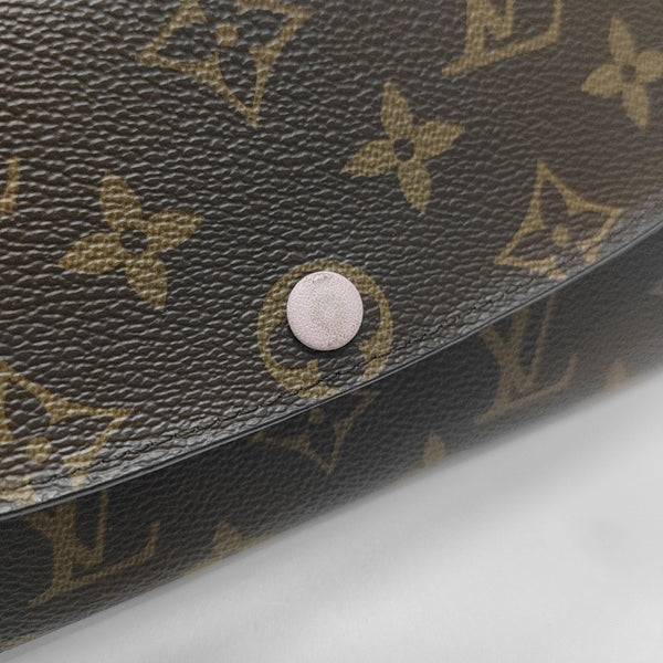 EMILIE Monogram Coated Canvas Brown Wallet