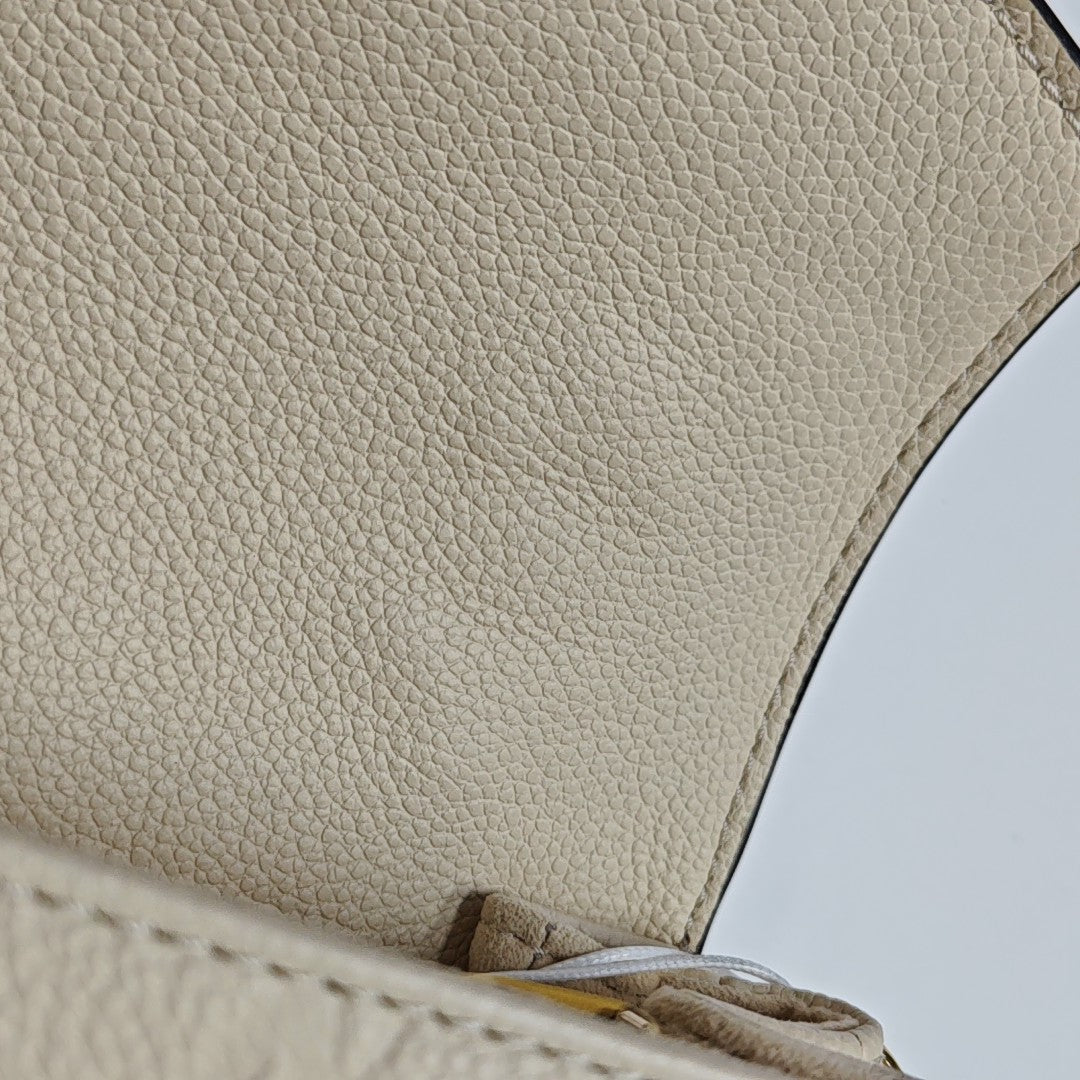 MÉTIS EAST WEST Monogram Calfskin Beige