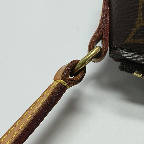 TURENNE Nano Monogram Coated Canvas Brown