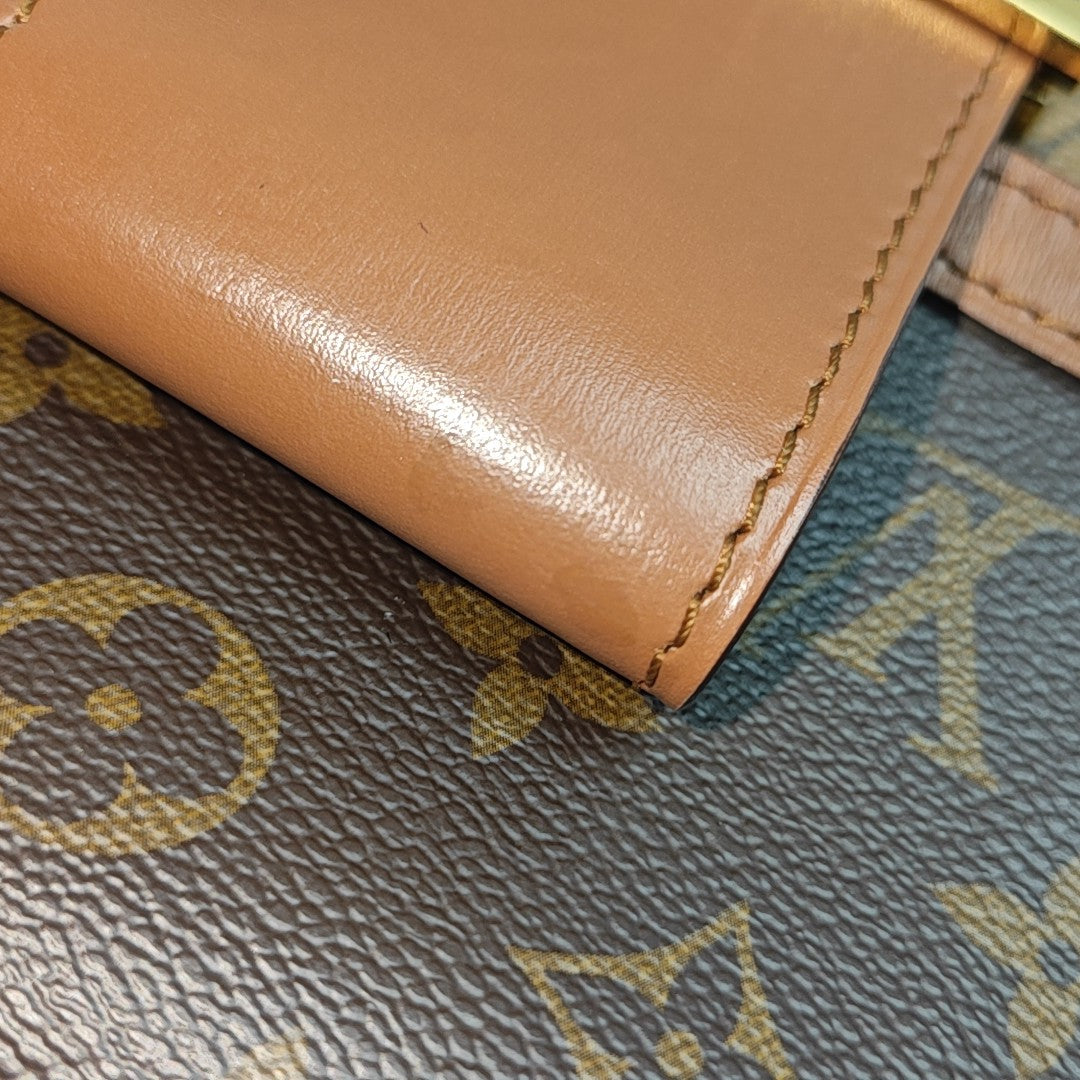 DAUPHINE MM Monogram Coated Canvas Brown