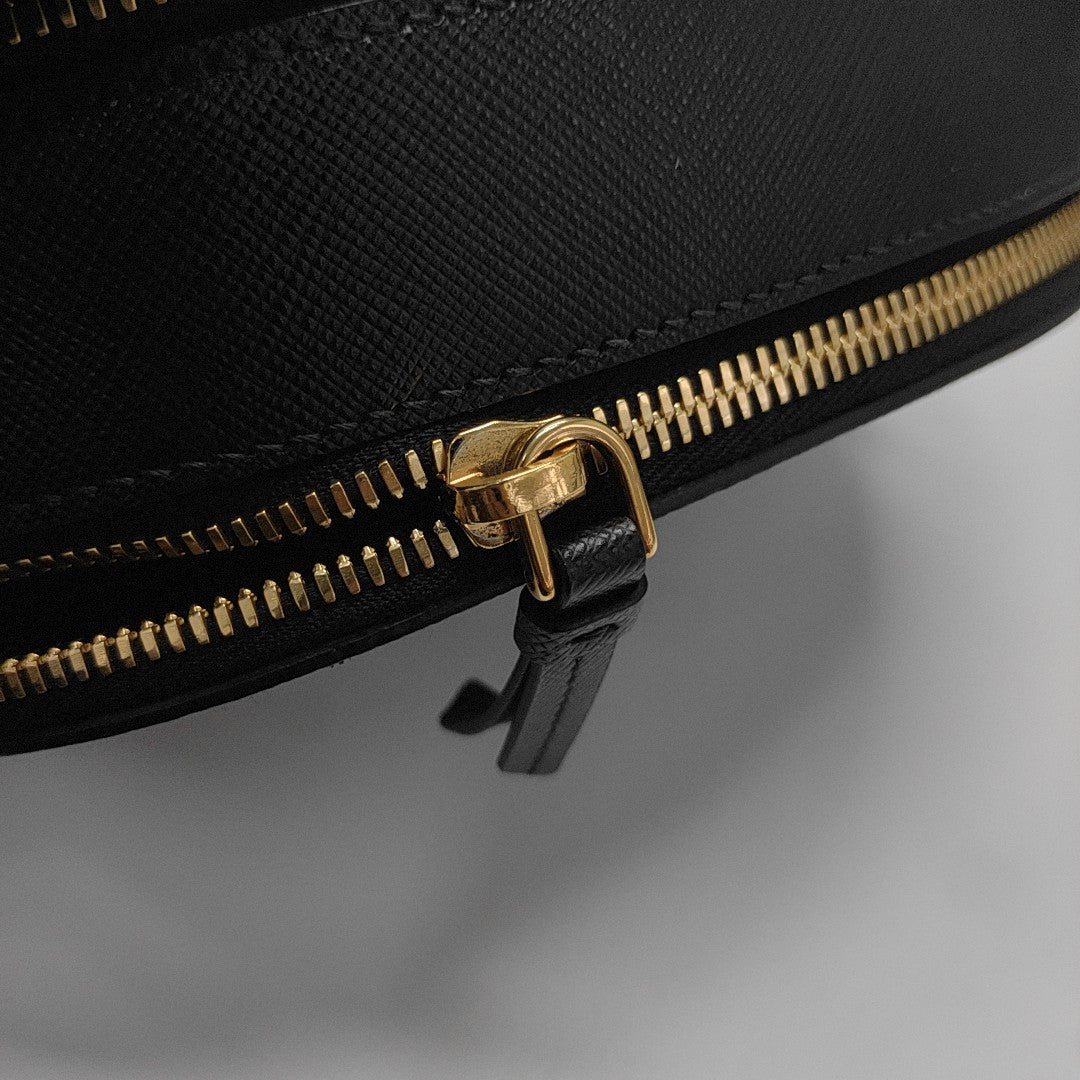 Odette Saffiano Calfskin Black
