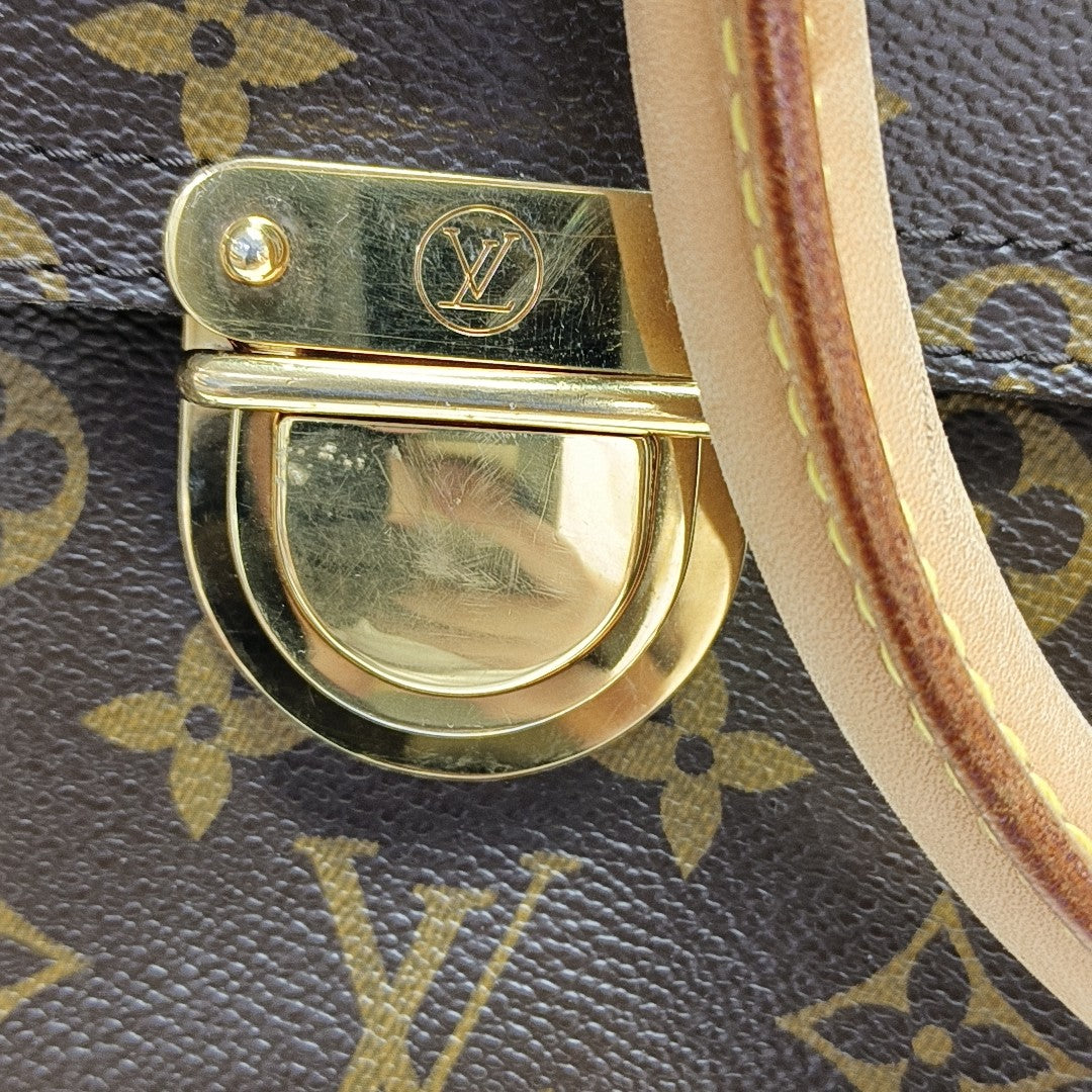 MANHATTAN GM Monogram Coated Canvas Brown