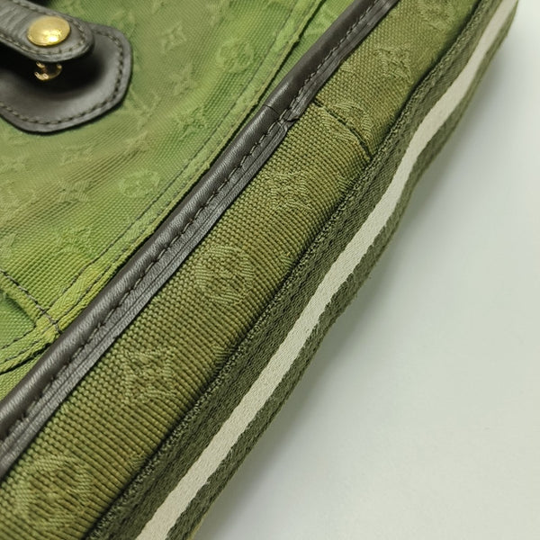 MARY KATE Monogram Canvas Green