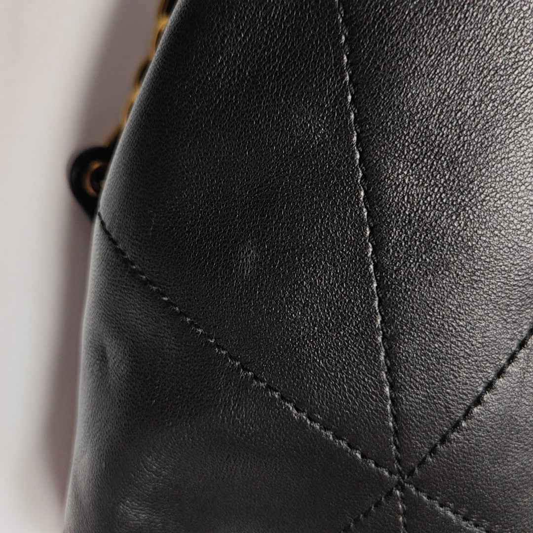 JAMIE 4.3 Quilted Lambskin Black