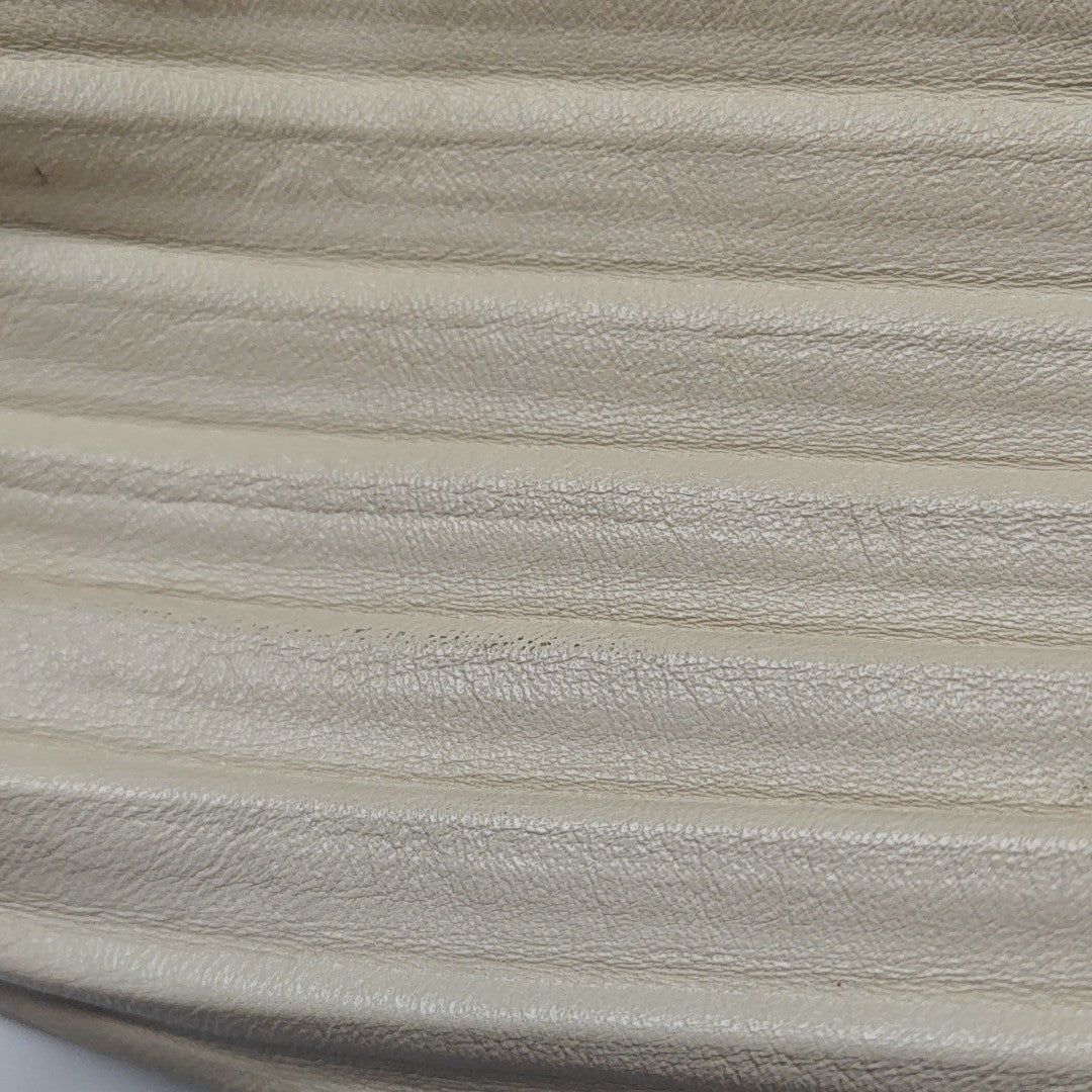 Nest Backet Calfskin White