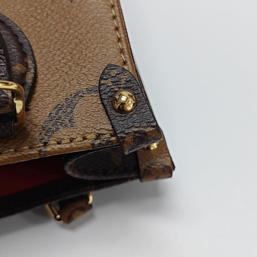 ONTHEGO BB Monogram Coated Canvas Brown