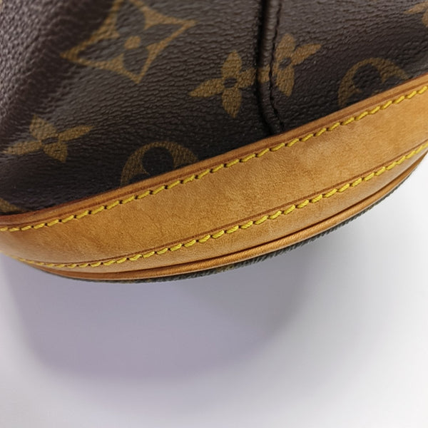 BUCKET GM Monogram Coated Canvas Brown