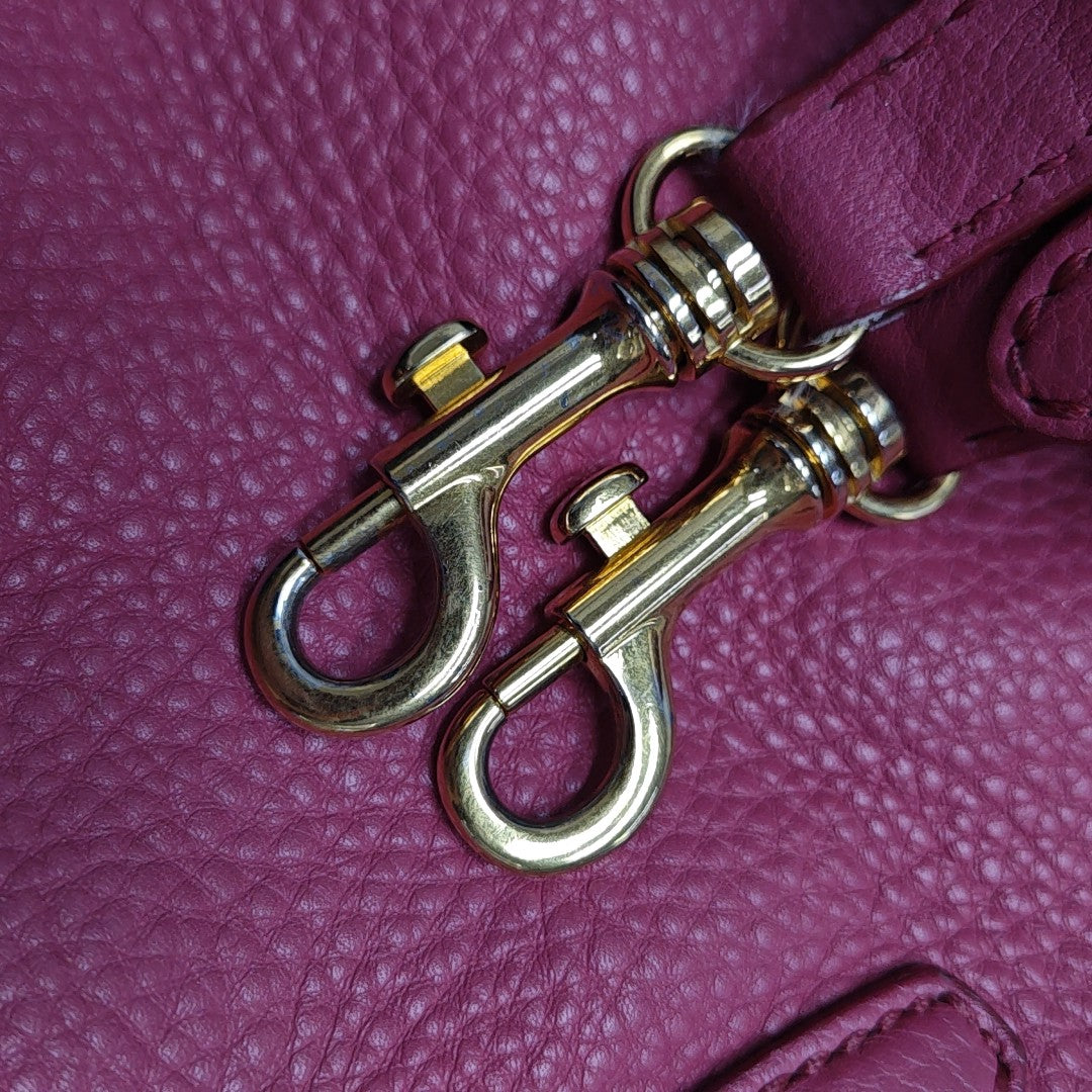 Calfskin Tote Bag Red