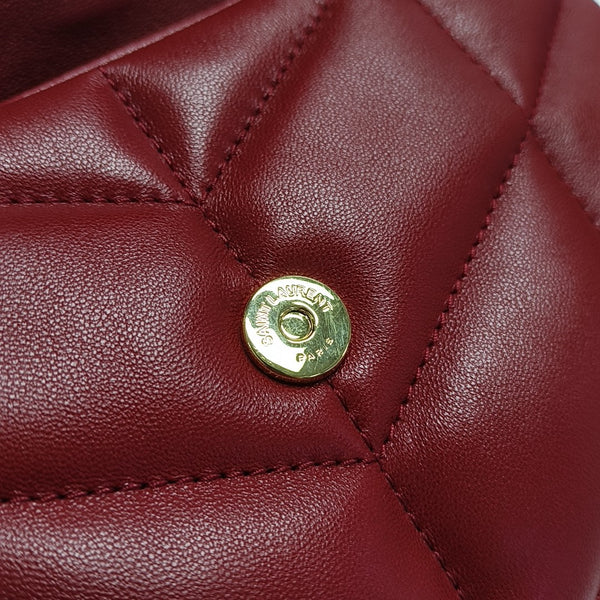 PUFFER Mini Quilted Lambskin Red