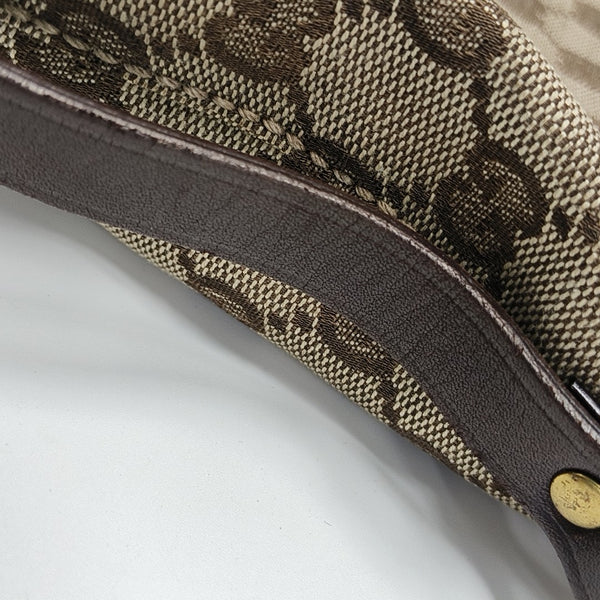 Monogram Canvas Tote Bag Brown