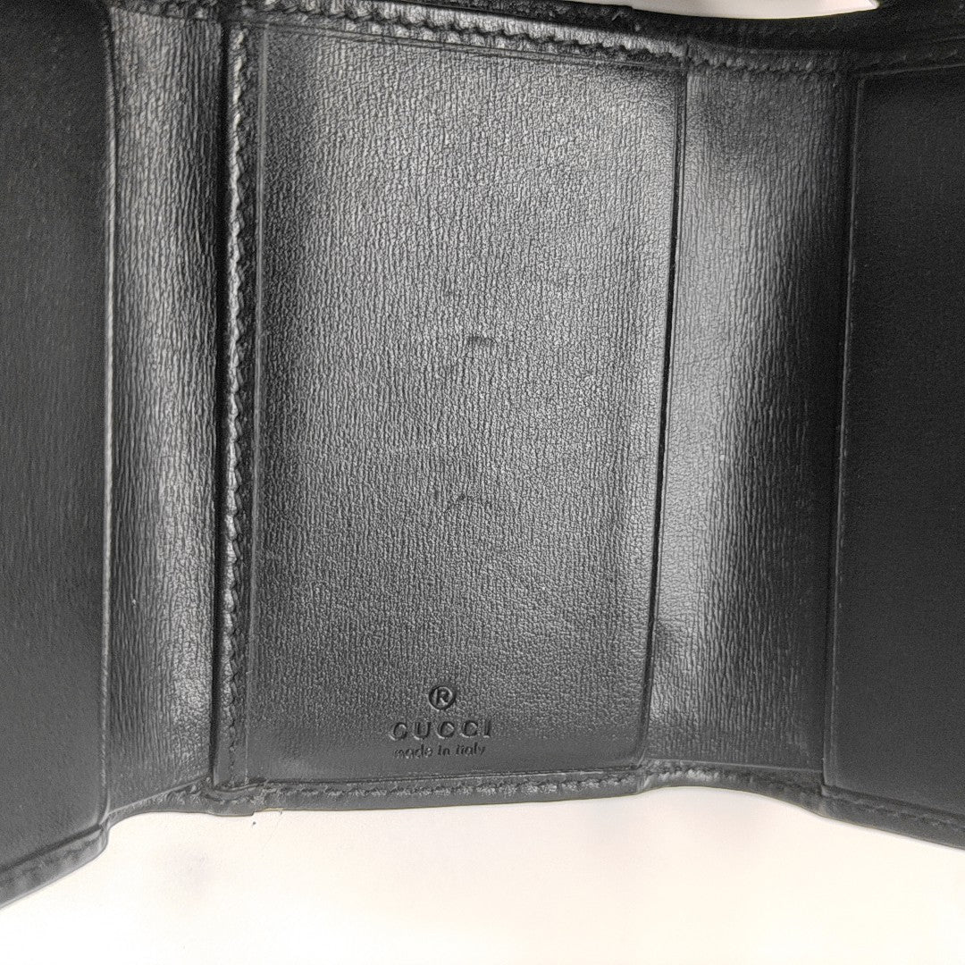 Horsebit 1955 Mini Calfskin Black Wallet