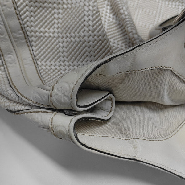 Monogram Special Material Tote Bag White