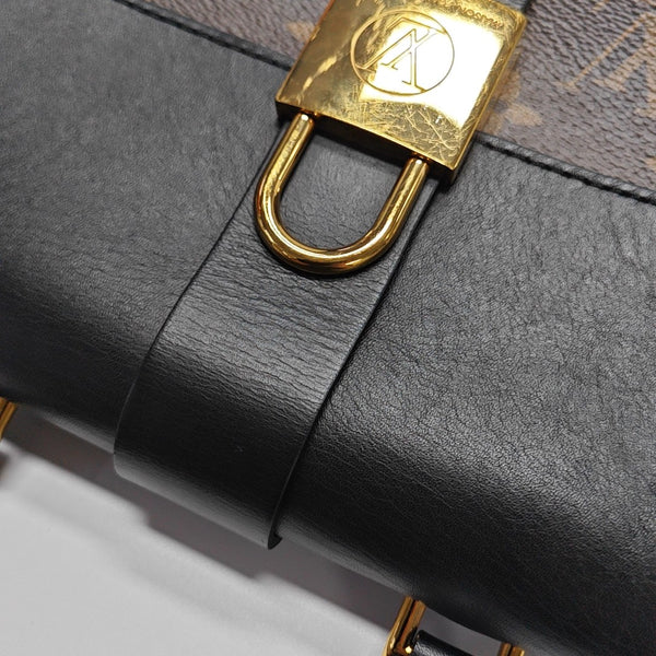 LOCKY BB Monogram Coated Canvas Brown