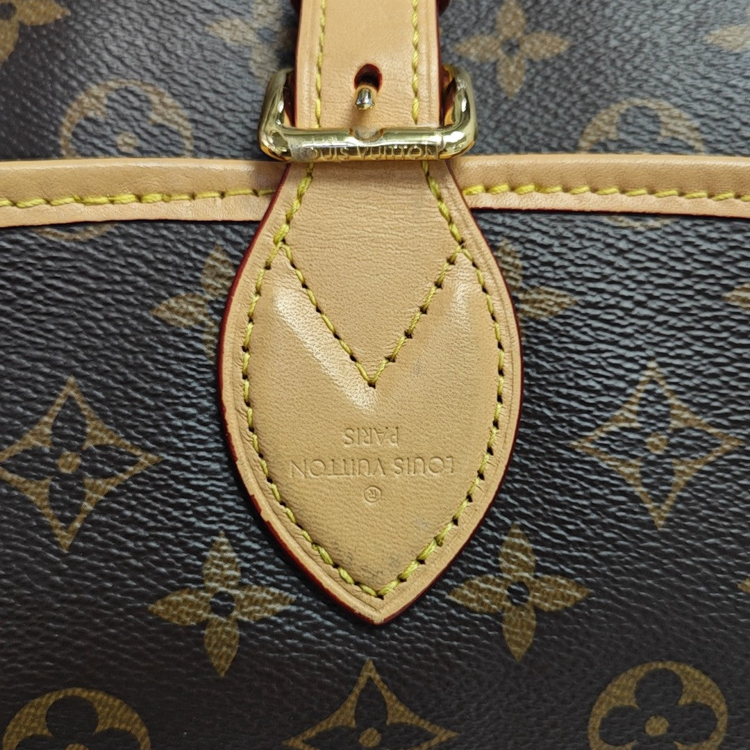 DIANE Monogram Coated Canvas Brown