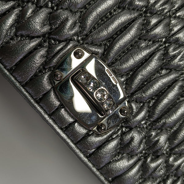 Crystal Lambskin Gray