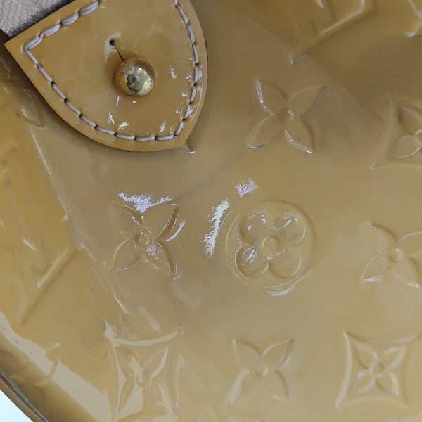 BREA MM Monogram Patent Leather Yellow