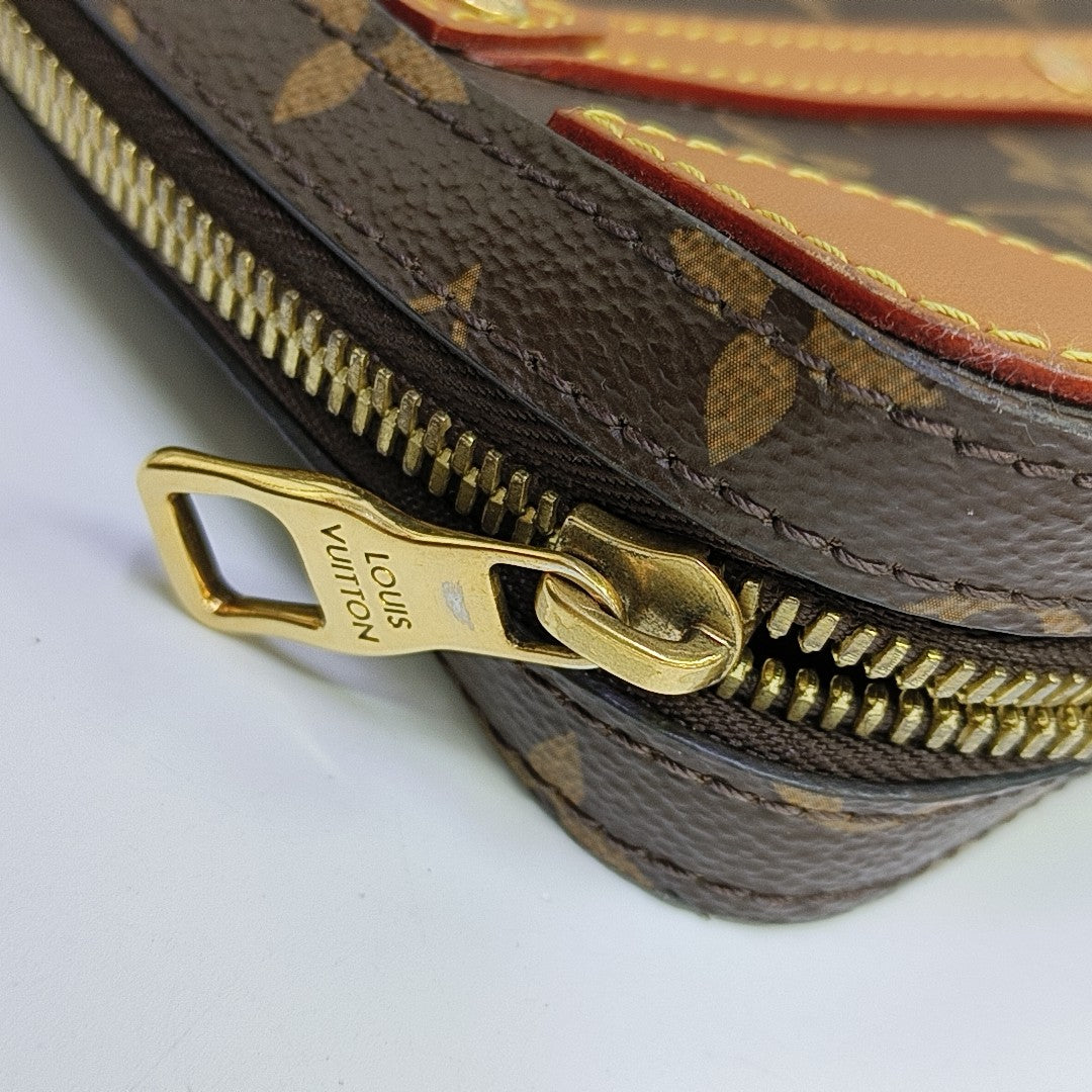 SOFT TRUNK PM Monogram Coated Canvas Brown