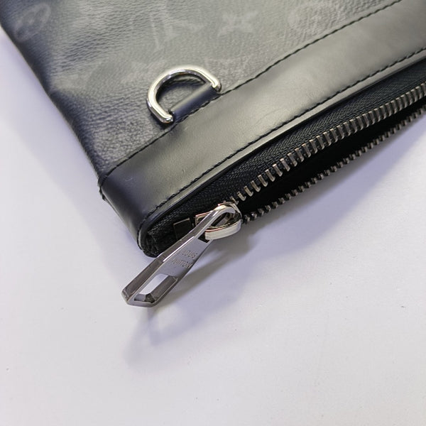 DISCOVERY Monogram Coated Canvas Gray