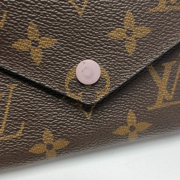 VICTORINE Monogram Coated Canvas Brown Wallet