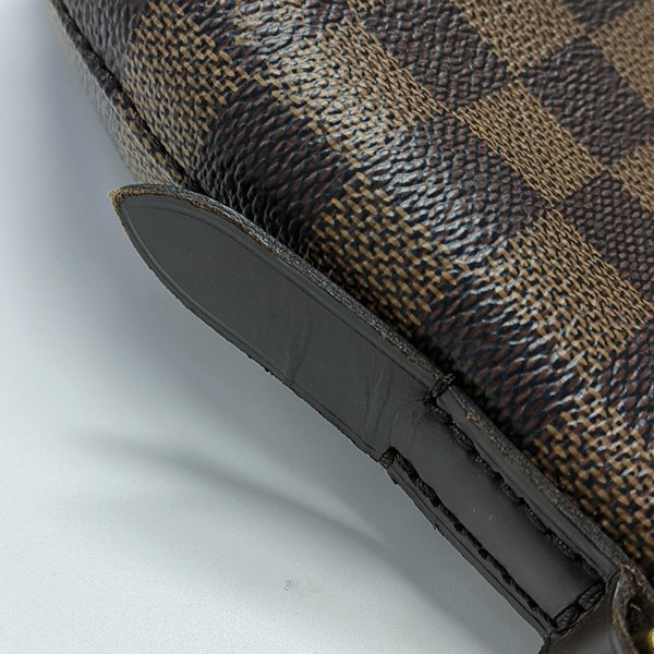 SIENA Damier Ebene Coated Canvas Brown