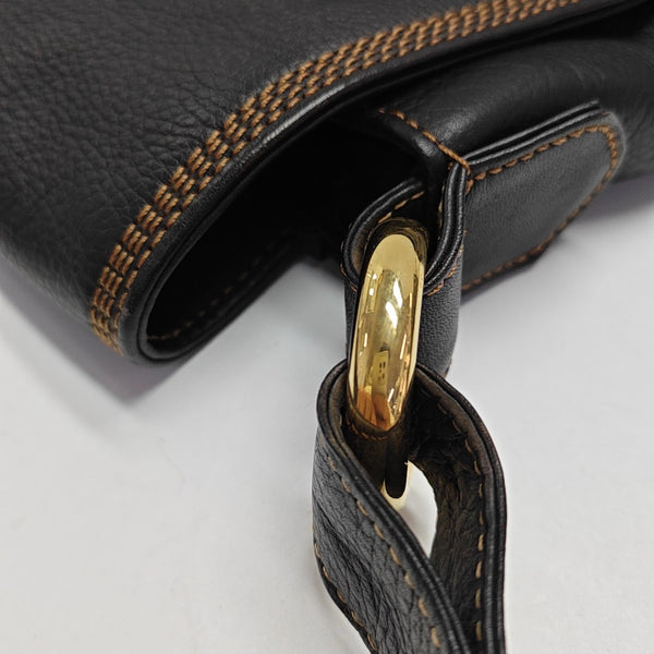 Calfskin Bucket Bag Blue