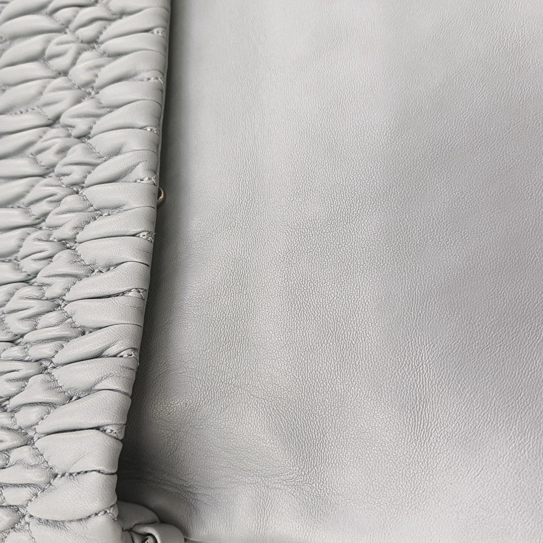 Crystal Quilted Lambskin Blue