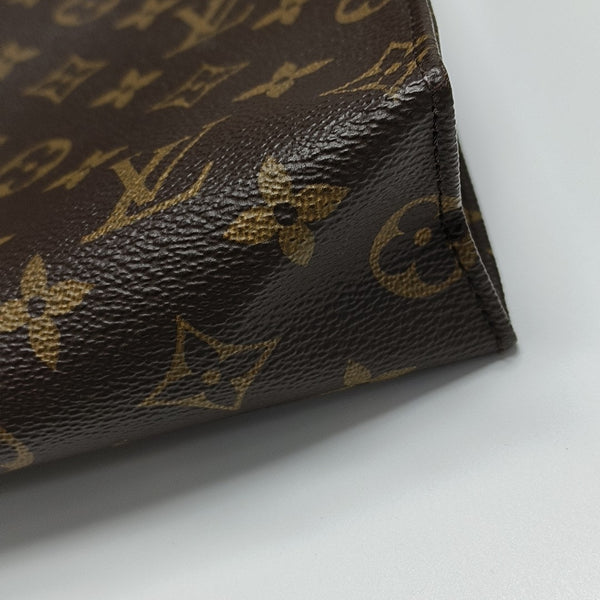 TOILET POCKET 26 Monogram Coated Canvas Brown