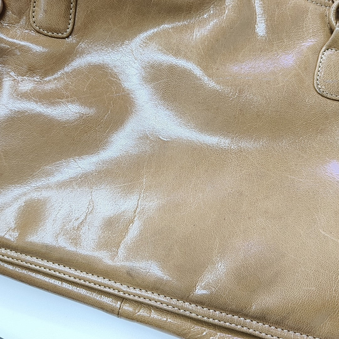 Calfskin Tote Bag Brown
