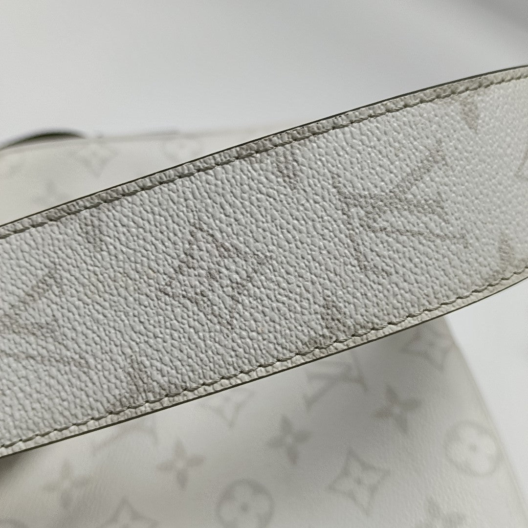 OUTDOOR PM Monogram Coated Canvas White
