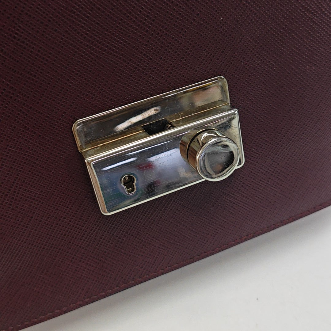 Sound Bag Saffiano Calfskin Red