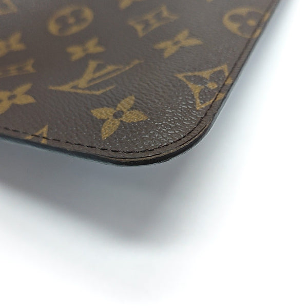 NEVERFULL MM Monogram Coated Canvas Brown